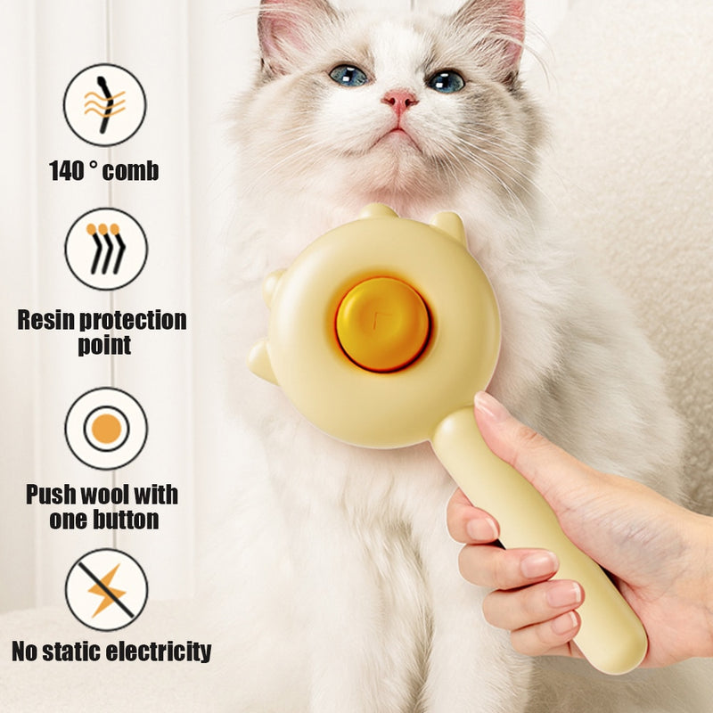 Pet Magic. Escova massageadora para limpeza  de cães e gatos