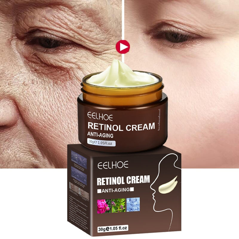 Creme Retinol, hidratante para o rosto, anti-envelhecimento.